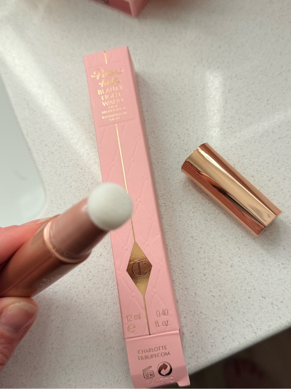 Charlotte Tilbury Pink & Rose Gold Beauty Light Wand